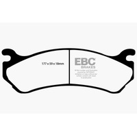 EBC 02 Cadillac Escalade 5.3 (Akebono rear caliper) Yellowstuff Front Brake Pads