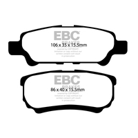 EBC 11-14 Chrysler 200 2.4 Yellowstuff Rear Brake Pads