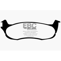 EBC 00-01 Ford Expedition 4.6 2WD Yellowstuff Rear Brake Pads