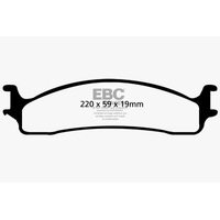 EBC 06-11 Dodge Ram 1500 Mega Cab 2WD Yellowstuff Front Brake Pads