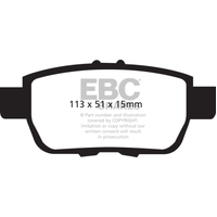 EBC 09-14 Acura TL 3.5 Yellowstuff Rear Brake Pads