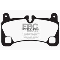 EBC 08 Porsche Cayenne 4.8 Turbo Yellowstuff Rear Brake Pads