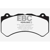 EBC 16+ Cadillac ATS-V 3.6 Twin Turbo Yellowstuff Front Brake Pads