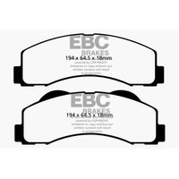 EBC 15+ Ford Expedition 3.5 Twin Turbo 2WD Yellowstuff Front Brake Pads