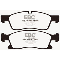 EBC 11+ Dodge Durango 3.6 Yellowstuff Front Brake Pads