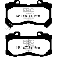 EBC 15+ Chevrolet Colorado 2.5 Yellowstuff Front Brake Pads