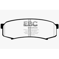 EBC 10+ Lexus GX460 4.6 Yellowstuff Rear Brake Pads