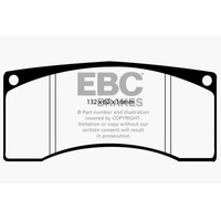 EBC Ford Saleen Mustang Alcon front calipers Bluestuff Front Brake Pads