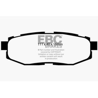 EBC 12+ Scion FR-S 2 Ultimax2 Rear Brake Pads