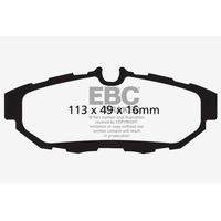 EBC 10-14 Ford Mustang 3.7 Ultimax2 Rear Brake Pads