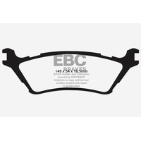 EBC 15+ Ford F150 2.7 Twin Turbo (2WD) Ultimax2 Rear Brake Pads