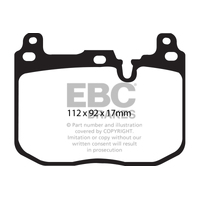 EBC 14+ BMW 228 Coupe 2.0 Turbo Brembo calipers Ultimax2 Front Brake Pads