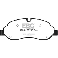 EBC 15+ Ford Transit 2.2 TD Ultimax2 Front Brake Pads