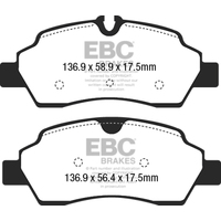 EBC 15+ Ford Transit 2.2 TD Ultimax2 Rear Brake Pads