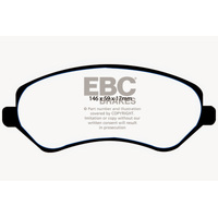 EBC 04-07 Chrysler Town & Country 3.3 Rear Drums Ultimax2 Front Brake Pads