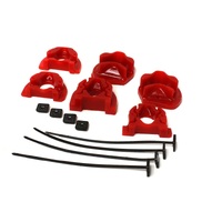 Energy Suspension 92-00 Honda Civic (Except 99-00 Si) / 93-97 Del Sol Red Motor Mount Inserts (Manua