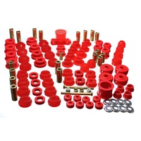 Energy Suspension 88-91 Honda Civic/CRX Red Hyper-Flex Master Bushing Set