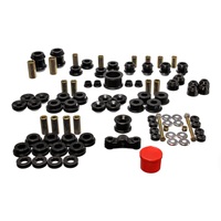 Energy Suspension 94-01 Acura Integra (except Type R) Black Hyper-Flex Master Bushing Set