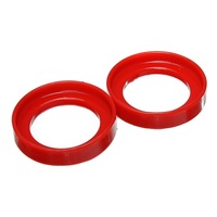 Energy Suspension 96-00 Honda Civic/CRX / 99-00 Honda Civic Si Red Front Coil Spring Isolator Set