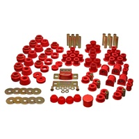 Energy Suspension 87-95 Jeep Wrangler YJ Red Hyper-Flex Master Bushing Set