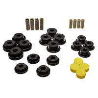 Energy Suspension 97-06 Jeep Wrangler TJ/YJ Black Front Control Arm Bushings (Must reuse OEM Outer S