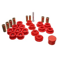 Energy Suspension Control Arm Bushings - Front - Red