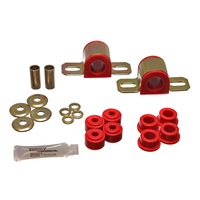 Energy Suspension 84-01 Jeep Cherokee Red Frt 25mm Sway Bar Bushing Set w/End Link Bushings