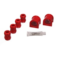 Energy Suspension 87-96 Jeep Wrangler YJ Red Frt 1-1/8in Sway Bar Bushing Set w/End Link Bushings