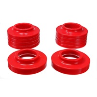 Energy Suspension Jeep Spring Isolators - Red