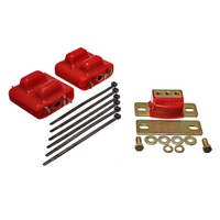 Energy Suspension 87-91 Suburban C10-C30 2WD Red Motor & Transmision Mounts-Zinc Finish