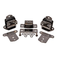 Energy Suspension 67-72 Chevrolet Camaro Black Motor and Transmision Mounts; Chrome Finish