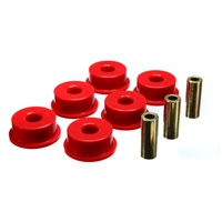 Energy Suspension 10 Chevy Camaro Red Rear Differential Carrier Bushing Set