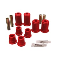 Energy Suspension 92-94 K-5 Blazer / 92-99 Denali/Suburban/Yukon Red Front Control Arm Bushing Set