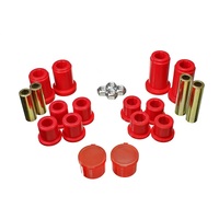 Energy Suspension 07-13 Chevrolet Silverado1500 4WD Front Control Arm Bushing Set - Red