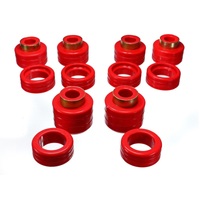 Energy Suspension Chevy Pickup 2&4Wd Body Mounts - Red