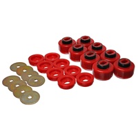 Energy Suspension 99-06 Silverado C1500/K1500 / 01-06 Silverado C2500/K2500 Red Body(cab) Mount Set