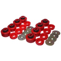 Energy Suspension 07-10 Chevy K2500/3500HD Body Mount Set - Red