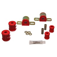 Energy Suspension 67-81 Camaro Red 3/4 inch Bar One Bolt Clamp Style Rear Sway Bar Bushing Set