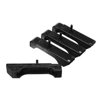 Energy Suspension GM SBC Black Radiator Isolator Pad Set - 3 Row