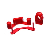 Energy Suspension 2015 Ford Mustang Manual Transmission Shifter Bushing Set - Red