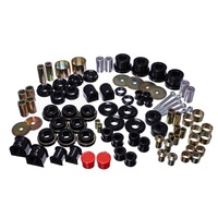 Energy Suspension 15-16 Ford Mustang Black Hyper-Flex Master Bushing Set