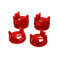 Energy Suspension 98-02 Dodge Ram 2500/3500 Red Motor Mount Insert Set for 5.9L Cummins 24V