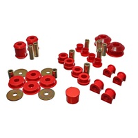 Energy Suspension 03-05 Mitsubishi Lancer EVO 8 Red Hyper-flex Master Bushing Set