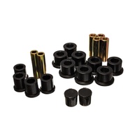 Energy Suspension Rear Spring Bushing Set - Black