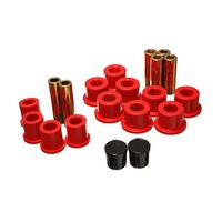 Energy Suspension Rear Spring Bushing Set - Red