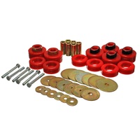 Energy Suspension Cab Mount Set - Std Cab - Red