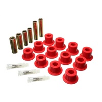 Energy Suspension 07-21 Toyota Tundra Red Rear Leaf Spring Shackle Bushing Set