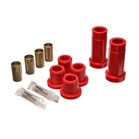 Energy Suspension 89-94 Toyota PickUp 2WD (Exc T-100/Tundra) Red Front Control Arm Bushing Set