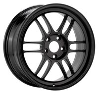 Enkei RPF1 15x7 4x100 35mm Offset 73mm Bore Black Wheel