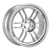 Enkei RPF1 15x7 4x100 41mm Offset 73mm Bore Silver Wheel Honda & Acura 4-Lug/02-06 Mini